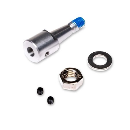 Rotor Motor Shaft with Nut: 80mm EDF