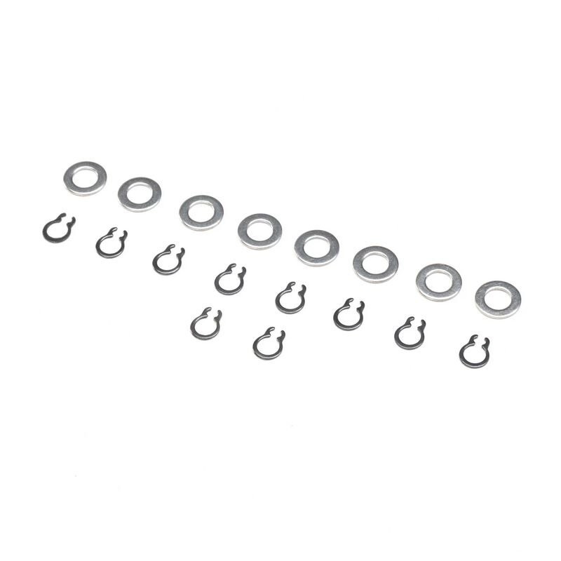 Wheel Axle E-Clips: V1200 V2