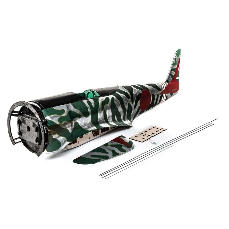 Fuselage with Hatch: Ki-43 Oscar 60cc