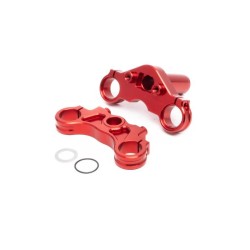 Aluminum Triple Clamp Set Red: PM-MX/SM