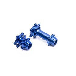 Aluminum Hub Set Machined Blue: PM-MX/SM