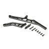 Chassis Brace Set Rear Aluminum Black: DBXL-E 2.0