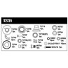 CLUTCH SET FOR MTX-6 INCLUDING BALL BEARINGS
