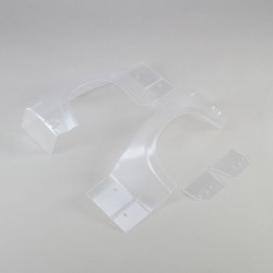 Left and Right Rear Fender Set Clear: Super Baja Rey
