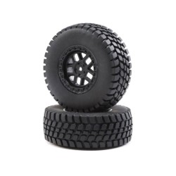 1/10 Alpine Front/Rear 2.2/3.0 Pre-Mounted Tires 12mm Hex (2): Baja Rey