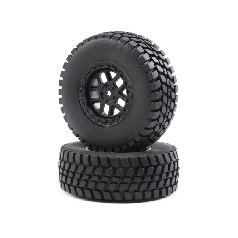 1/10 Alpine Front/Rear 2.2/3.0 Pre-Mounted Tires 12mm Hex (2): Baja Rey