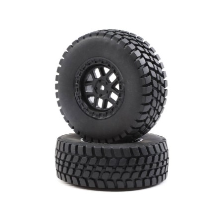 1/10 Alpine Front/Rear 2.2/3.0 Pre-Mounted Tires 12mm Hex (2): Baja Rey