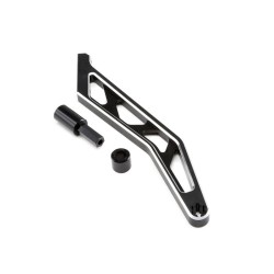 Chassis Brace Rear Black Aluminum: MTXL