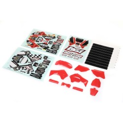 Red Plastics with Wraps: PM-MX/SM