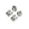 Aluminum Upper/Lower Bulkhead Track Rod Mount Set: Baja Rey