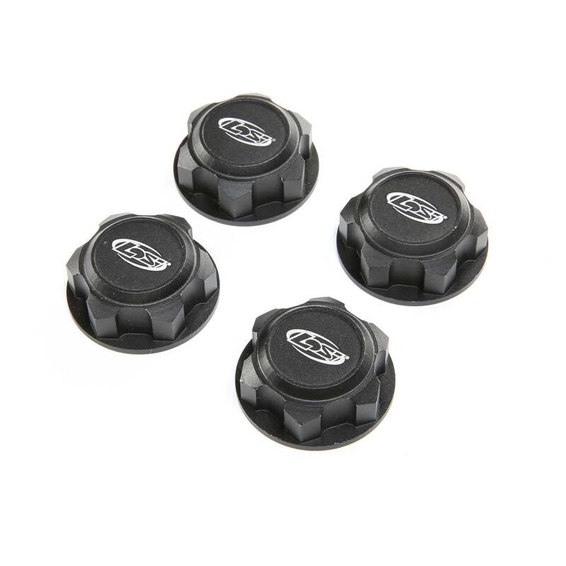 Wheel Nuts Captured Black (4): DBXL-E 2.0