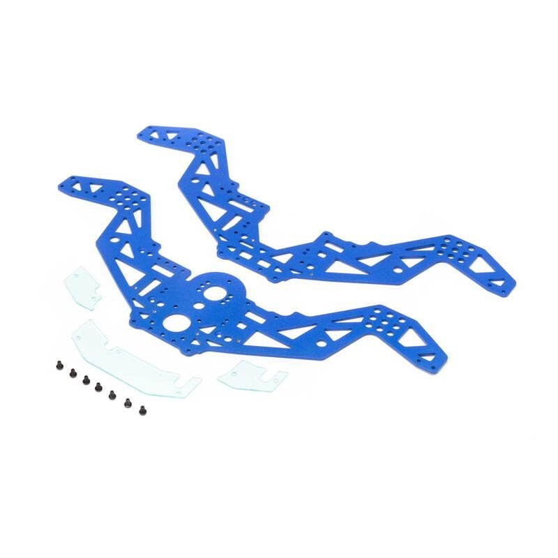 Chassis Plate Set Blue: Mini LMT