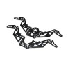 Chassis Plate Set V2 Black: Mini LMT Megalodon