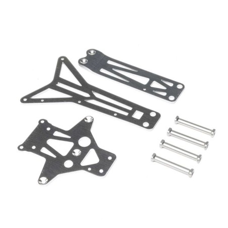Top Chassis Brace and Standoffs Front/Rear: RZR Rey