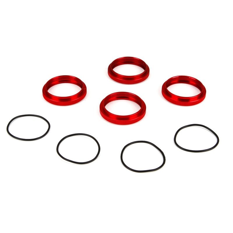 Shock Adjuster Nut with O-Ring Aluminum: 1/5 4WD DBXL