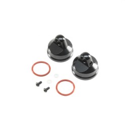 Shock Cap Aluminum Black (2): LST/2 LST 3XL-E