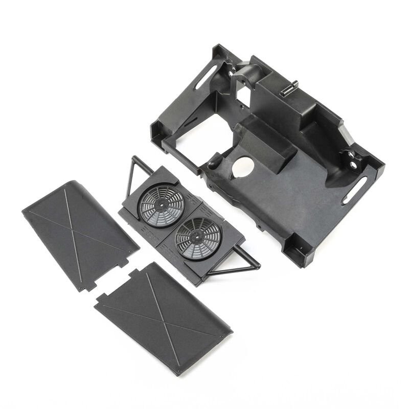 Rear Bulkhead Fan Panel Mud Guards: Super Baja Rey