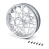 Rear Wheel Set Satin Chrome: Promoto-MX