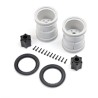 2.6 Wheel with Beadlock Ring Black (2): LMT 2.0