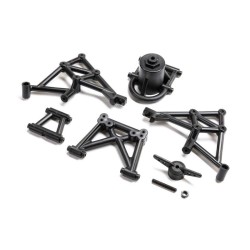 Rear Cage: 8X Super Lasernut