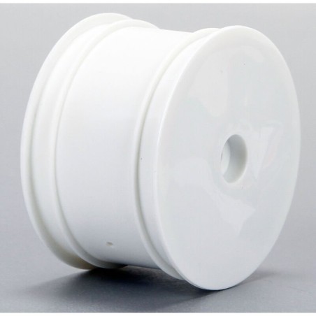 1/14 Front/Rear 2.0 Wheel Set 12mm Hex White (4): Mini 8T