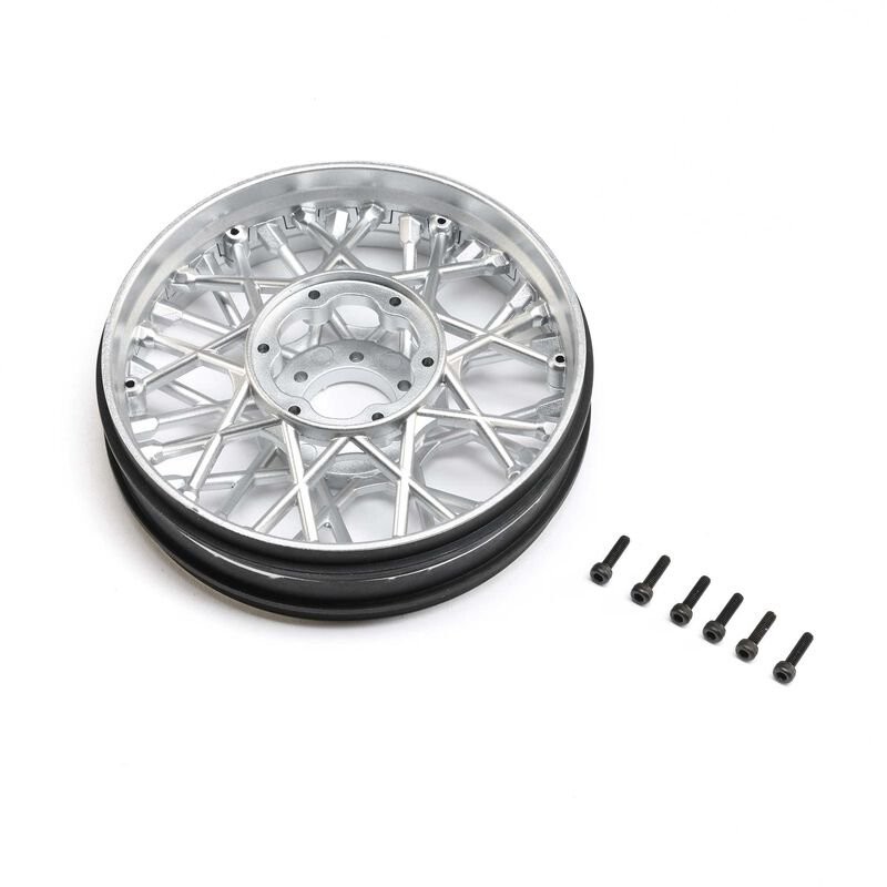 Front Wheel Set Satin Chrome: Promoto-SM