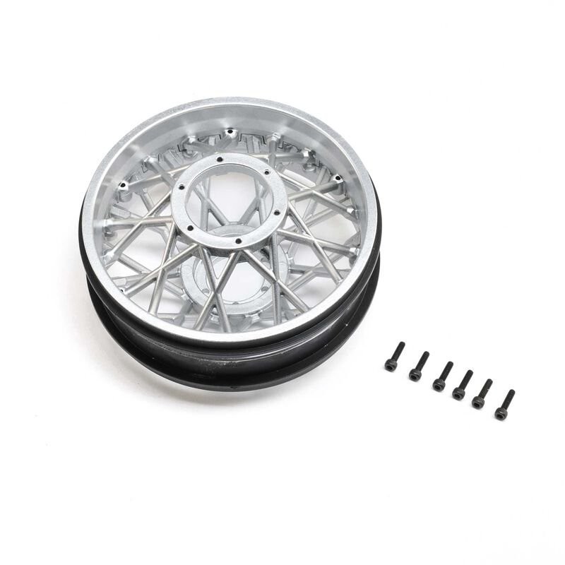 Rear Wheel Set Satin Chrome: PM-SM
