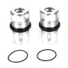 Fr Rr Shock Body Cap AL Slvr(2)  MTXL