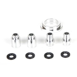 Engine Mount Spacer and Clutch Mount Aluminum Silver: MTXL