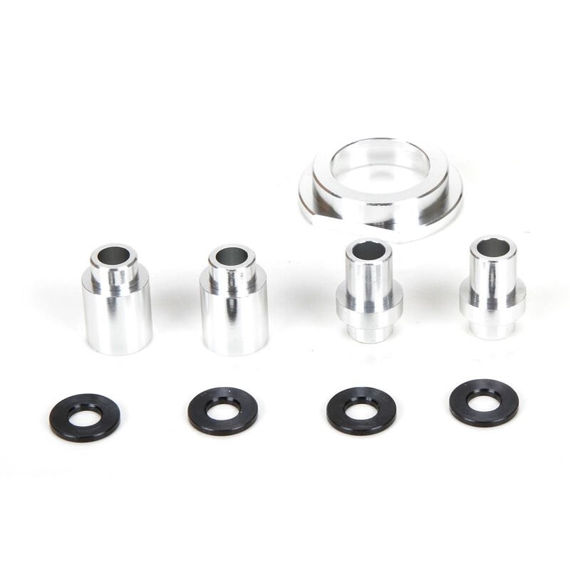 Engine Mount Spacer and Clutch Mount Aluminum Silver: MTXL