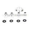 Engine Mount Spacer and Clutch Mount Aluminum Silver: MTXL