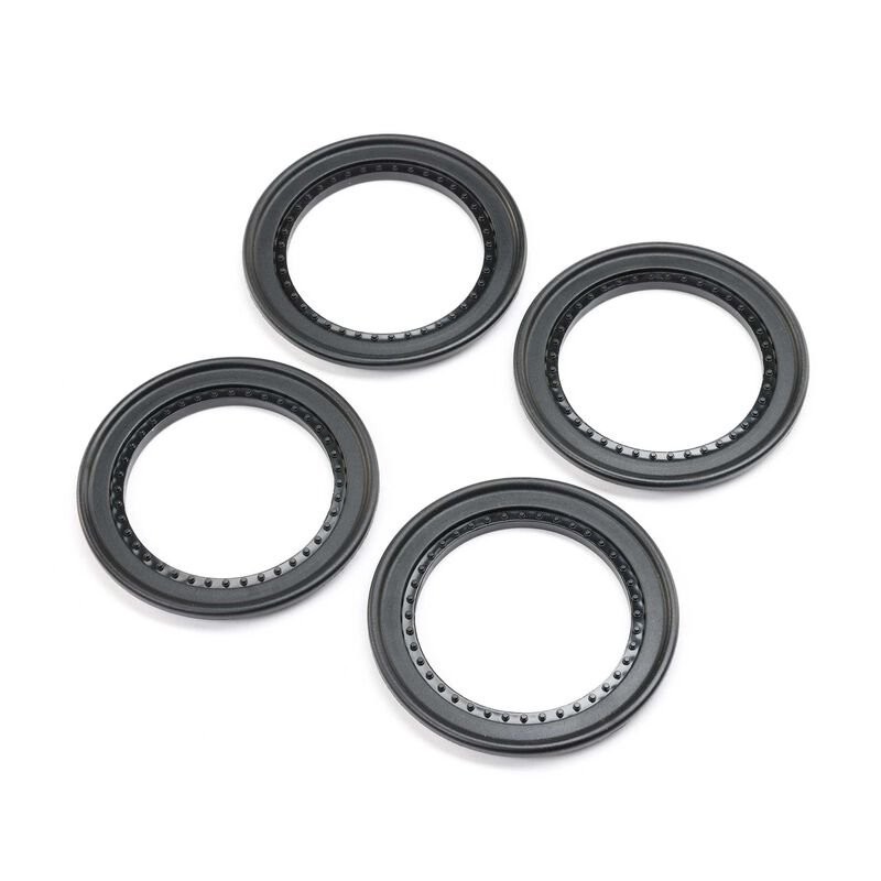 Snap-in Beadlock Rings Black (4): LMT 2.0