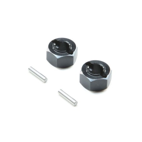 Hex Set Rear Axle Aluminum: Mini-T 2.0 Mini-B