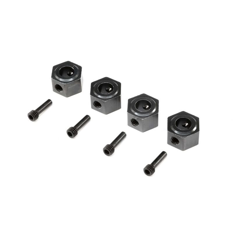 12mm Machined Wheel Hex (4): LMT