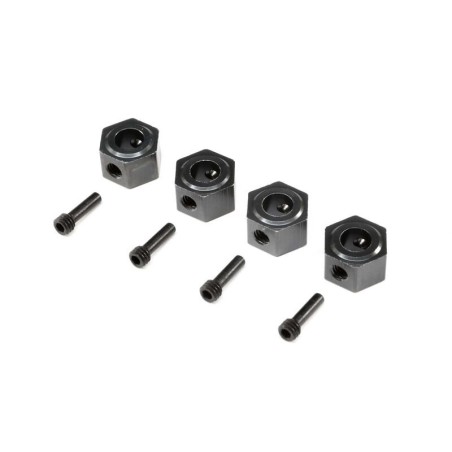 12mm Machined Wheel Hex (4): LMT