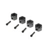 12mm Machined Wheel Hex (4): LMT