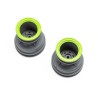 MT Wheel Green Beadlock Lt Grey(2): Mini LMT