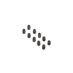 Set Screws Steel Black Oxide Flat Point M4 x 6mm (10)