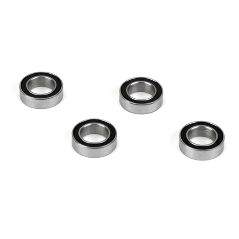 6x10x3 Rubber Sealed Ball Bearing (4): 8X 8XE