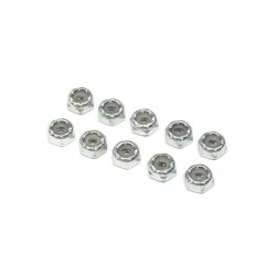 Steel Locking 1/2 Nuts 4-40 (10)