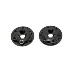 Finnisher - 1/8th buggy / truck - screw-in type aluminum wing button - black