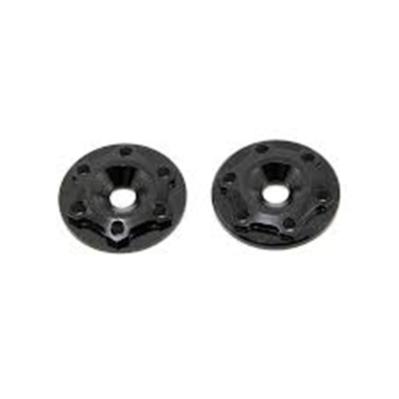 Finnisher - 1/8th buggy / truck - screw-in type aluminum wing button - black