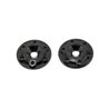 Finnisher - 1/8th buggy / truck - screw-in type aluminum wing button - black