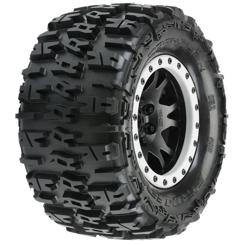 1/5 Trencher Pro-Loc F/R 4.3 X-MAXX MTD 24mm Blk/Gry Impulse (2)