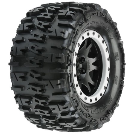 1/5 Trencher Pro-Loc F/R 4.3 X-MAXX MTD 24mm Blk/Gry Impulse (2)