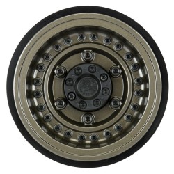 1/6 Black Rhino Armory Alum 2.9 Dual Offset SCX6 Wheels (2) Gunmetal
