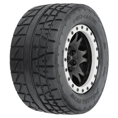 1/5 Menace HP BELTED Pro-Loc F/R X-MAXX MTD 24mm Blk/Gry Impulse (2)