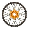 1/4 Pro-Spec Aluminum V2 Bead Rear Wheel Black/Gold (1): Promoto-SM
