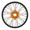 1/4 Pro-Spec Aluminum V2 Bead Rear Wheel Black/Gold (1): Promoto-MX