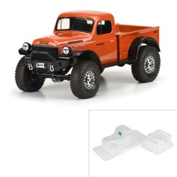 1/10 1946 Dodge Power Wagon Clear Body 12.3 (313mm) WB Crawlers